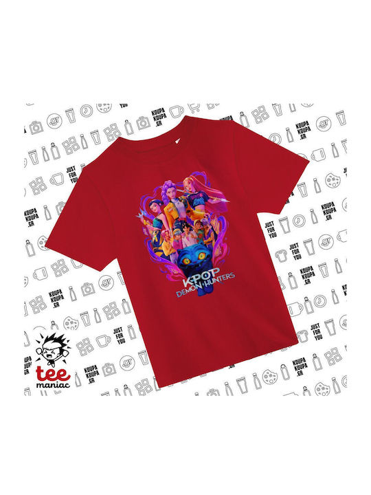 Koupakoupa Kinderoberteile T-Shirt Rot Kpop KP_...