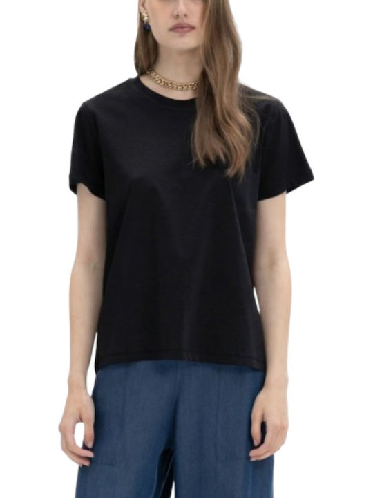 Women's Blouses  Black T-shirt