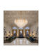 Alista Home Candelabru 21xE14 Ø80cm cu Cristale Auriu AT1CT-IM1P-HT2L-CC8932/800GD