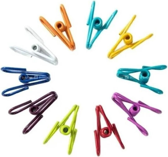 Plastic Clothespins 10 Pieces Multicolour