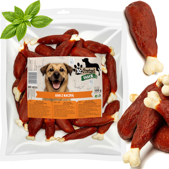 Mr. Pretzel Dog Treat With Duck Meat Rice And Wheat 500gr