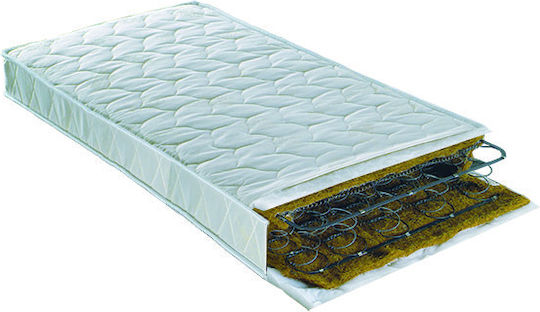 Mother Baby Orthopedic Crib Mattress Ariadni with Coconut Fiber 66x119+11cm