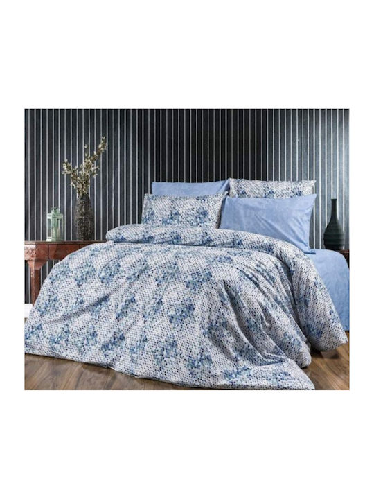 MayHome Set Quilt Single 160x240cm Polycotton Geometric