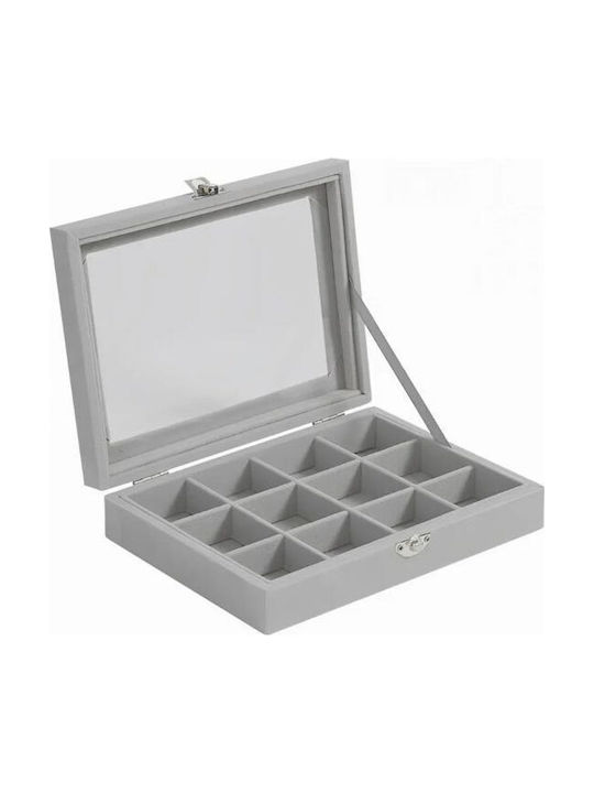 Herzberg Casetă Pentru Bijuterii Din Sticlă Transparentă 20.3x15.2x5cm Herzberg Casetă Pentru Bijuterii Din Sticlă Transparentă 20.3x15.2x5cm