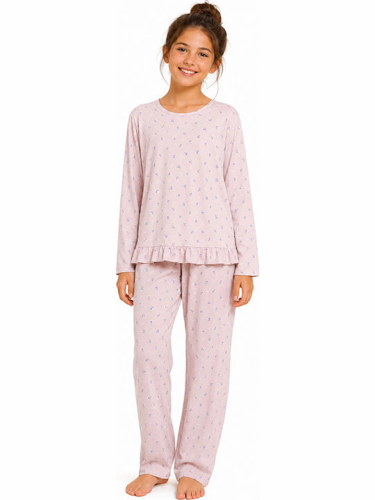 Benetton Benetton Damen Sommer Schlafanzug Set Rosa