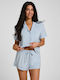 Hunkemöller Summer Women's Pyjama Shorts Blue Jersey Essential