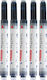 Herlitz Μαρκαδόροι Blue Σετ 5τμχ