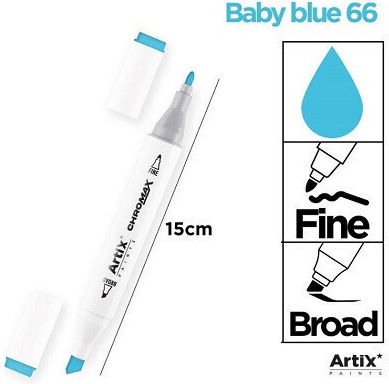 Artix Marker Gestaltung von Baby Blau