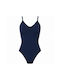 Plie Plie Bodysuit Navy Blau