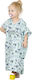 All In Baby Poncho 3-6 Years Old Sharky Blue