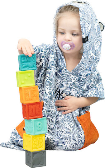 All In Baby Poncho 3-6 Years Old Ocean