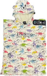 All In Farb Dein Kinder Strandponcho Baby 2-6 Jahre Dino