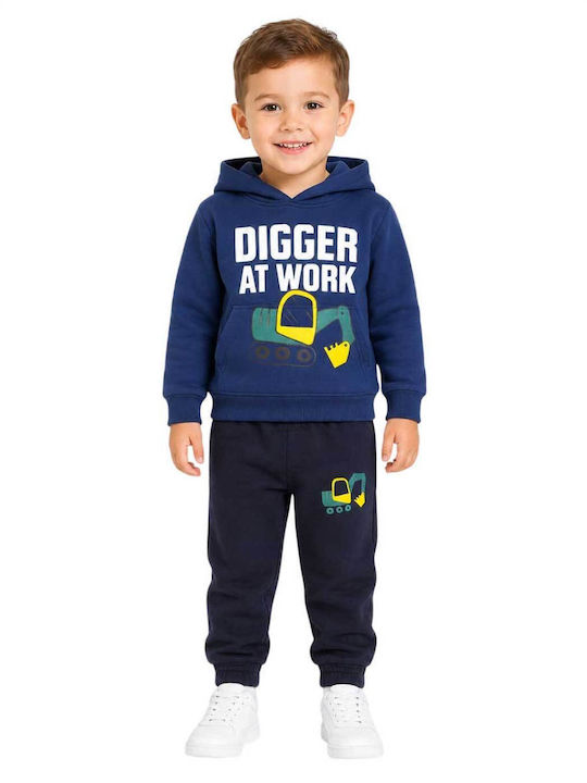 Kinder Sweatpants Set Raph-Blau