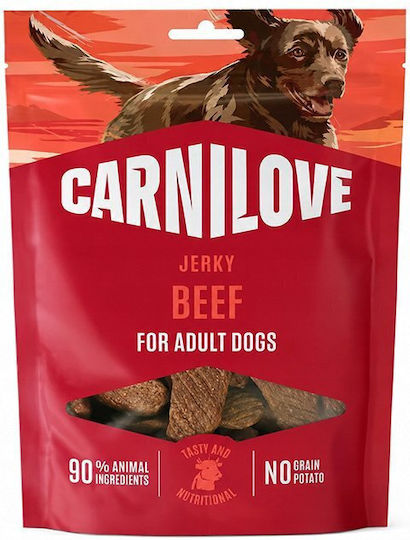Brit Jerky Вкусна Лакомство За Кучета Без Зърнени Култури С Месо И Говеждо Месо 100гр