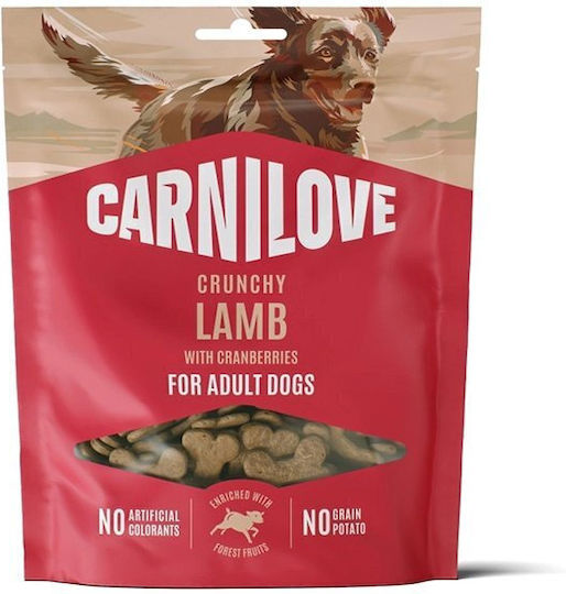 Carnilove Crunchy Gustare pentru Câini fără Cereale cu Carne și Miel 200gr