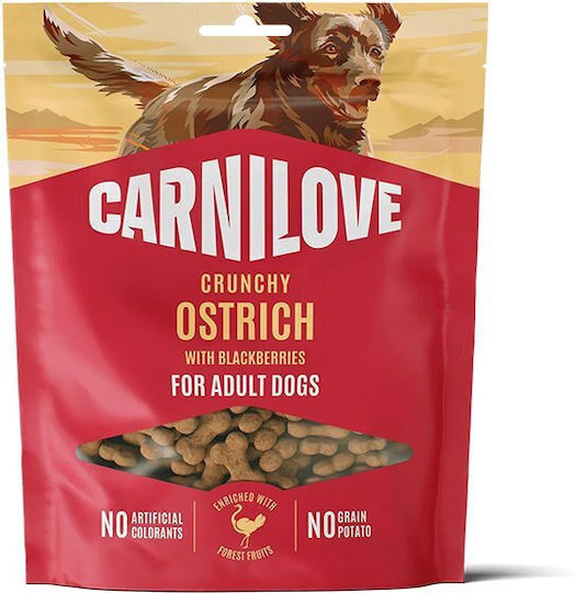 Carnilove Crunchy Λιχουδιά Σκύλου χωρίς Σιτηρά με Κρέας και Στρουθοκάμηλο 200gr
