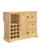 Freestanding Cabinet Honey Wax 112x70x91.5cm