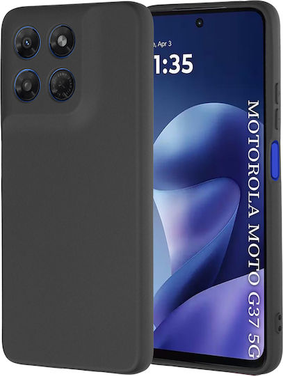 Techsuit Back Cover Silicon Negru (Motorola Moto G37 / G37 Power / G47)