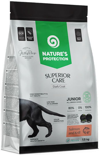 Nature's Protection Superior Care 1.5kg Dry Dog Food for Puppies with Salmon, Rice, Poultry and Potatoes