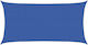 vidaXL Rechteckiges Sonnensegel Blau 2,5x6m