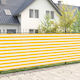 vidaXL Yellow Mesh Shade Fabric with PU Coating...