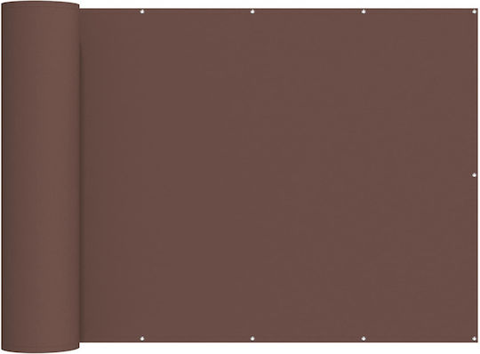 vidaXL Brown Shade Mesh Fabric with PU Coating 1.5x5m 160gr/m²