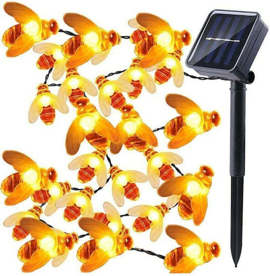 SteweHome Lampă Solară Ghiveci Alb Cald cu Fotocelul