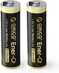 Orico Rechargeable Batteries AA 1.5V 2pcs