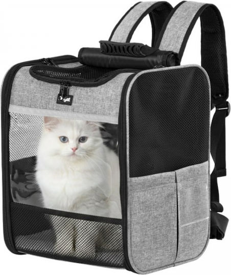 Miss Lulu Dog Backpack for Carrying Dogs/Cats Grey