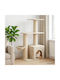 vidaXL Scratching Post Cat Tree Beige 87x43x133cm