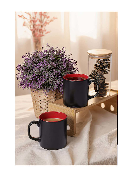 SteweHome Σετ Χριστουγεννιάτικα Πιάτα Κεραμικα 345ml 2τμχ
