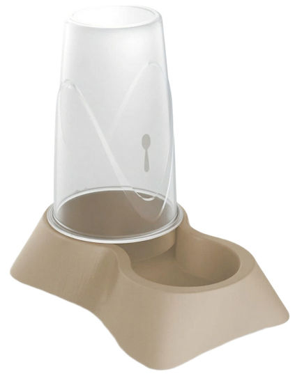 Madpet Automatic Food & Water Bowl for Dog & Cat 1.5lt in Brown Color