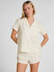 Hunkemöller Summer Women's Pyjama Set White Muslin