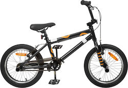 vidaXL 16" Παιδικό Ποδήλατo BMX Μαύρο