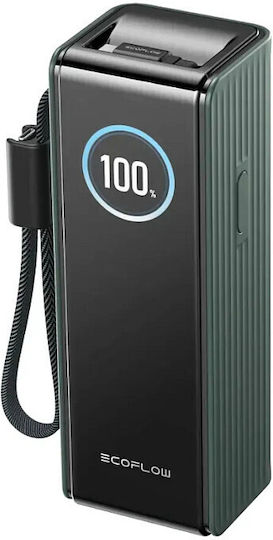 EcoFlow Rapid Power Bank 25000mAh 170W with USB-A Port and USB-C Port Power Delivery Green