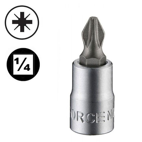 Force 3223211 Καρυδάκι 1/4″ Pozidrive Pz1