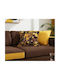 Oxygen Decorative Pillow Case Yellow Yellow 45x45cm