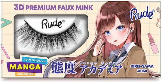 Gene false premium efect 3D Kirei-sama model Chibi Manga blană artificială de nurcă Rude Cosmetics 1 bucată