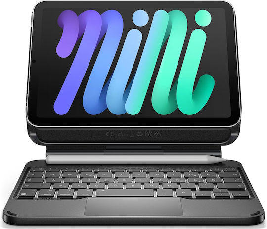 Flip Cover με Πληκτρολόγιο Λευκή (Ipad Mini 6 Και 7)