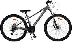 Byox 26" Grey Mountain Bike with Speeds and Mechanical Disc Brakes