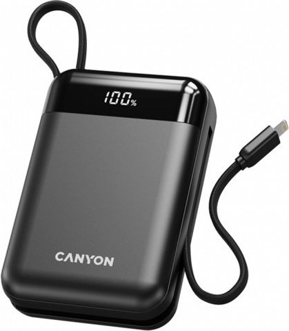 Canyon OnPower 20000mAh 20W με Θύρα USB-A και Θύρα USB-C Power Delivery Μαύρο