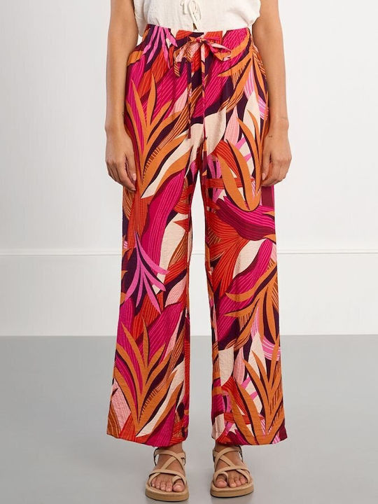 Damen Stoffhose in Gerader Bein Stil Multico Marquise