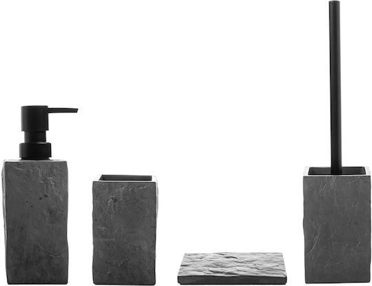 Sorema Sorema Badezimmerzubehör-Set Kunststoff Grau