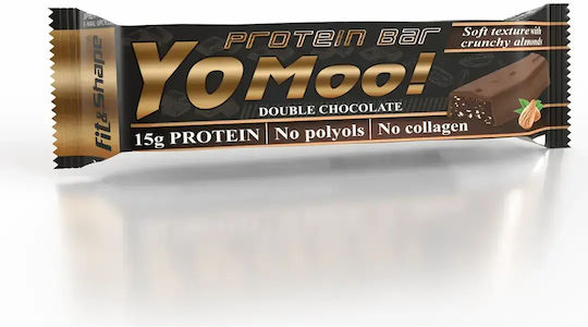 Fit & Shape Baton Proteic Cu Aromă Double Chocolate 65gr