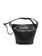 Leather Women's Shoulder Bag Black