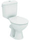 Vidima Stand-WC mit Spülung Weiß