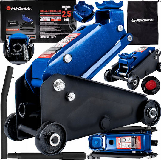 Forsage Hydraulic Bottle Jack with Lifting Height up to 39.5 cm and Load Capacity up to 2.5 Tons