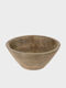 Zaros Wooden Brown Fruit Bowl