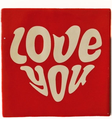 Декоративна Плочка Естествен Камък Love You