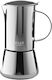 Adler Cafetieră Espresso Electrică Inox Argintie